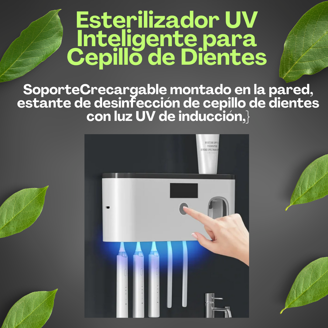Esterilizador UV Inteligente para Cepillo de Dientes