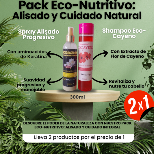 Pack Eco-Nutritivo: Alisado y Cuidado Natural® (2 Productos al Precio de 1)