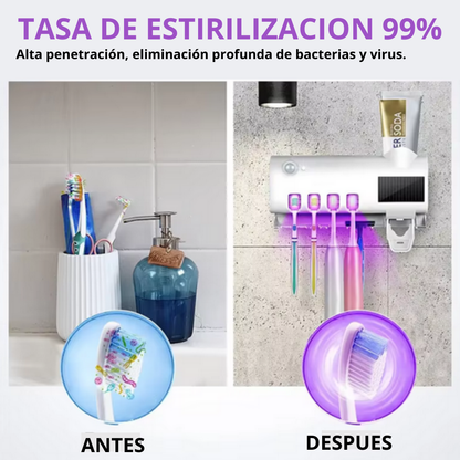 Esterilizador UV Inteligente para Cepillo de Dientes