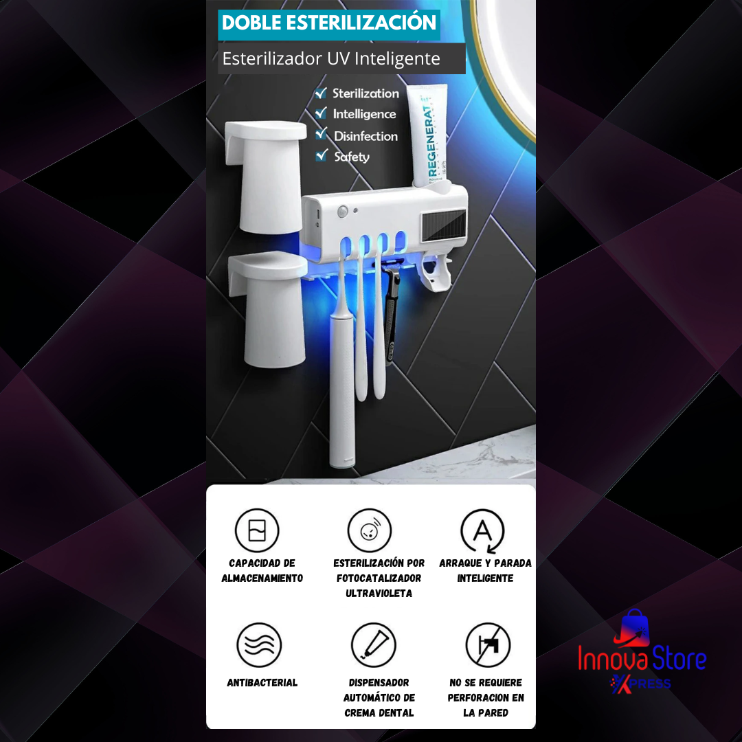 Esterilizador UV Inteligente para Cepillo de Dientes